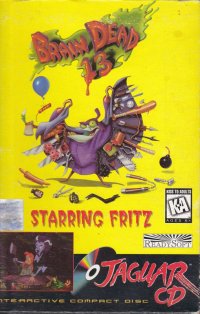 Brain Dead 13 Jaguar CD  box art